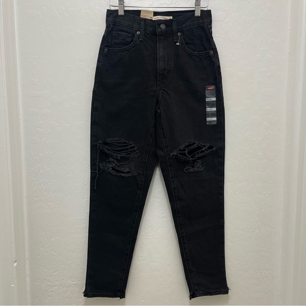 Levi’s High Waisted Mom Jeans Black Size 24